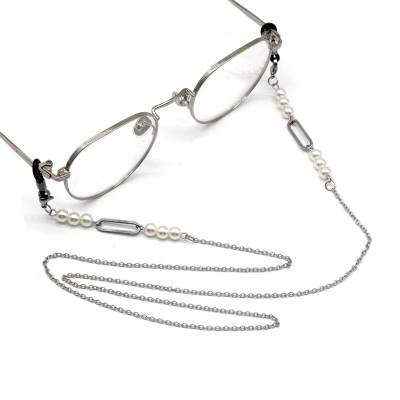 Elegant Pearl-Linked Eyewear Chain Kalsten 1786692206