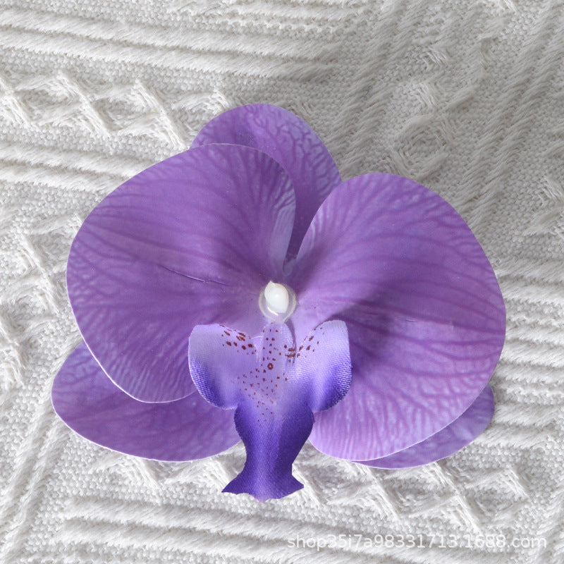 Elegant Artificial Orchid Hair Clip