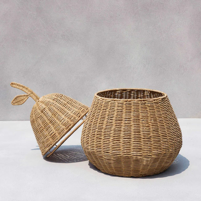 Playful decorative basket in pear shape Kalsten