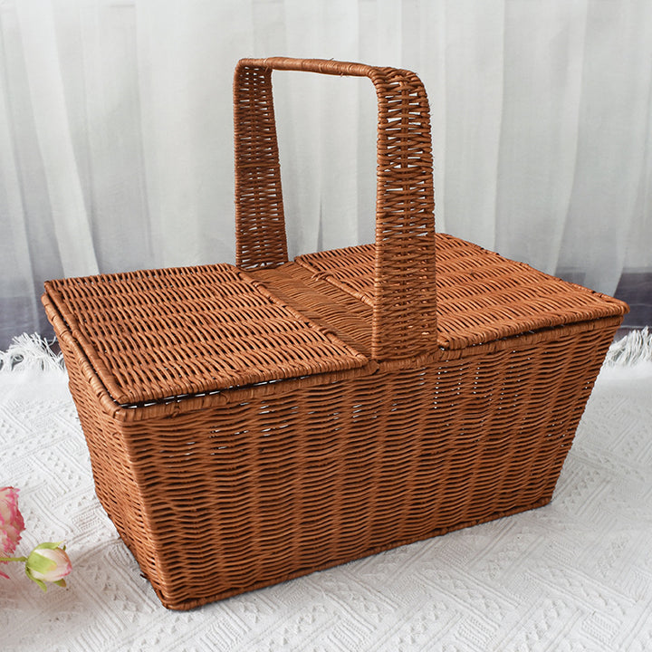 Handcrafted Woven Picnic Storage Basket Kalsten
