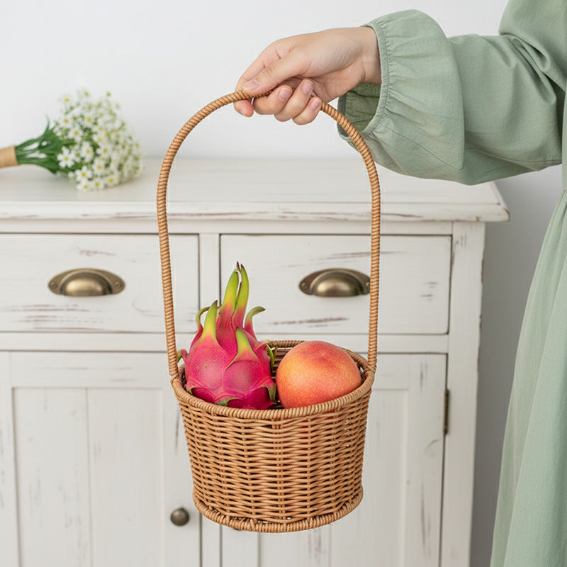 Handcrafted Wicker Storage Basket Kalsten