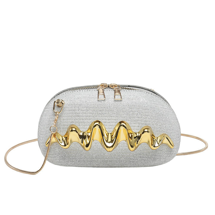 Glitter Crossbody Clutch