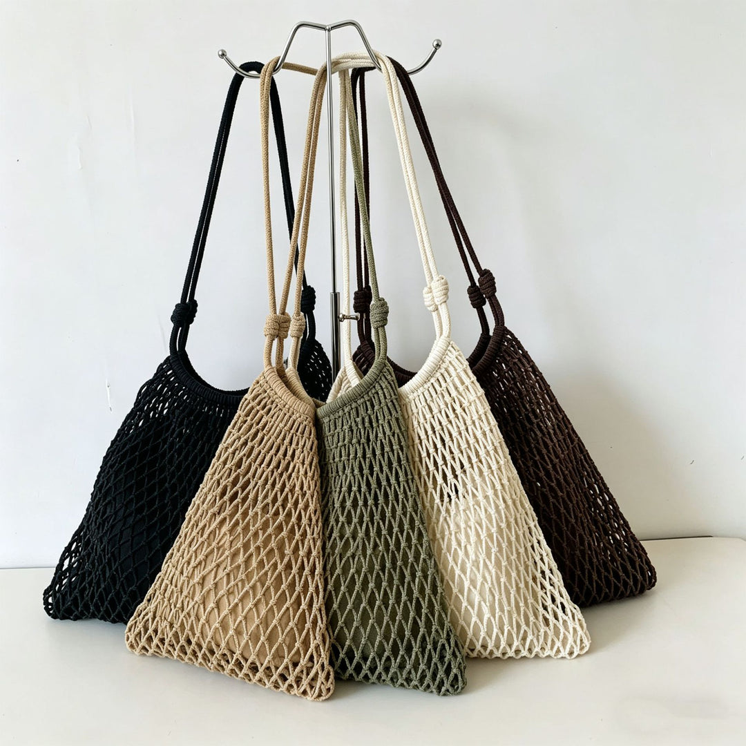 Mesh tote bag with soft handle Kalsten