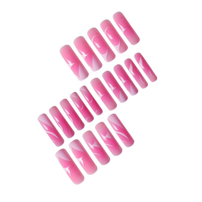 Artistic Marble Design Press-On Nails Kalsten