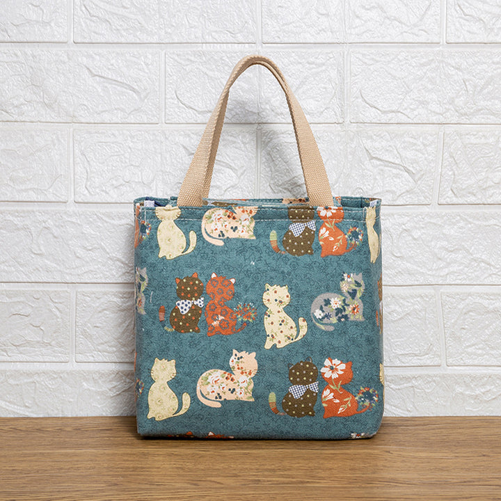 Cute Cat Print Tote Bag Kalsten