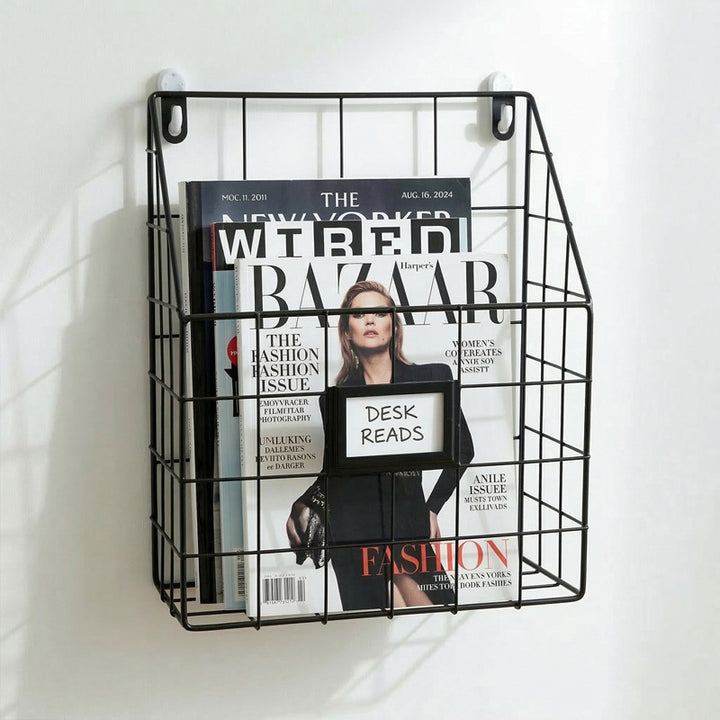 Wall shelf with storage basket Kalsten