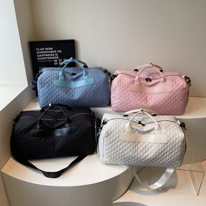 Quilted Weekend Travel Duffel Bag Kalsten