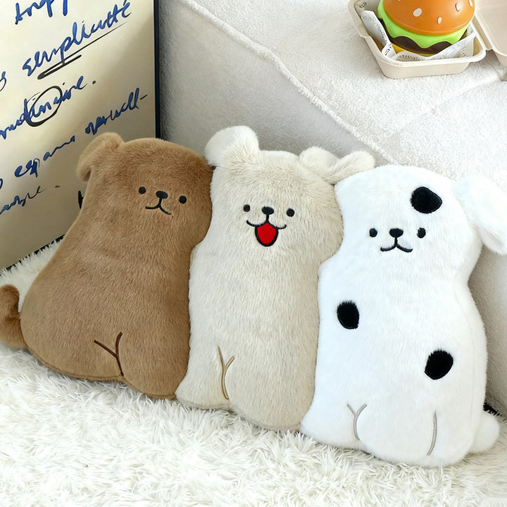 Plush decorative pillow in animal cartoon shape with extra soft filling and non-slip back