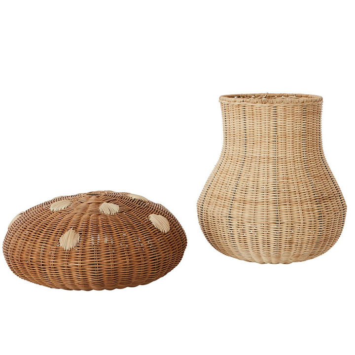 Playful basket in mushroom design Kalsten