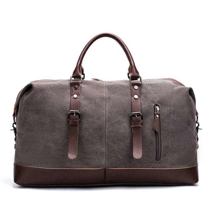 Spacious Travel Bag Made of Sturdy Canvas and Leather Kalsten