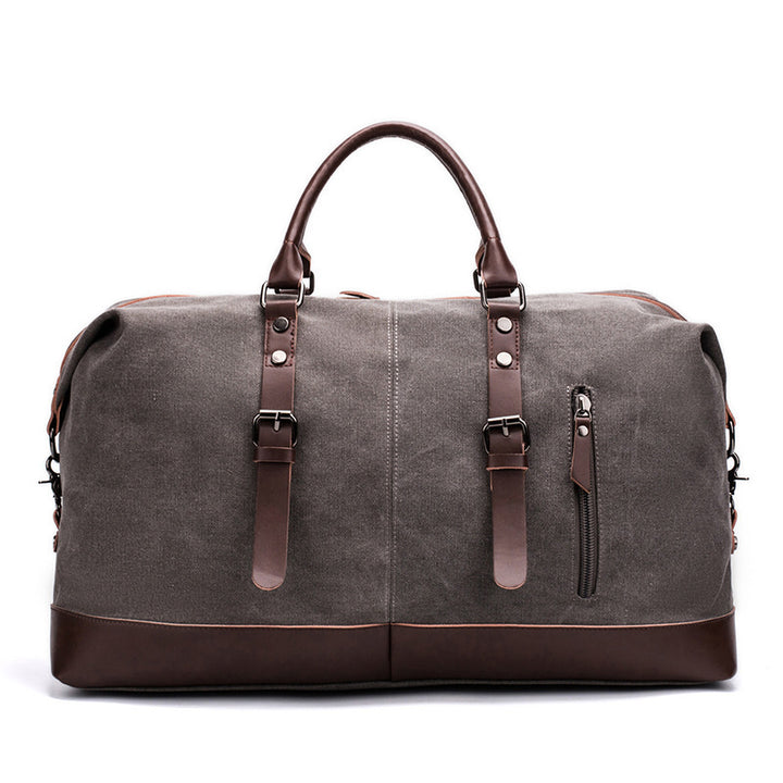 Spacious Travel Bag Made of Sturdy Canvas and Leather Kalsten