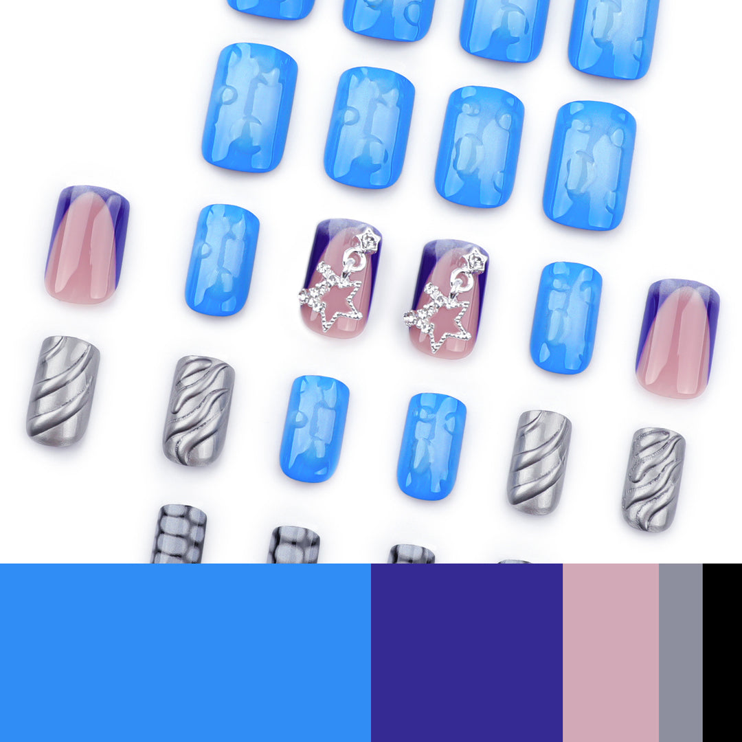 Creative nail extensions with unique 3D design Kalsten