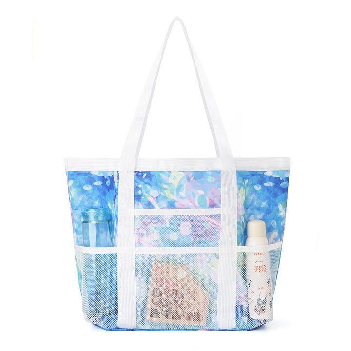 Spacious beach bag with breathable mesh design Kalsten