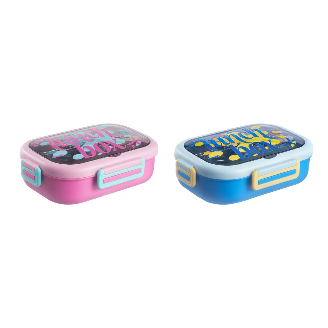 Playful Dual-Compartment Lunch Box