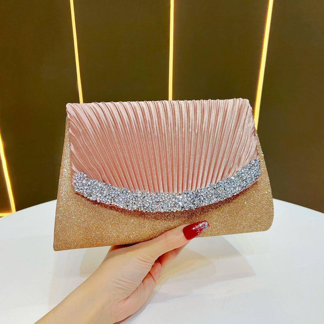 Elegant Pleated Evening Clutch
