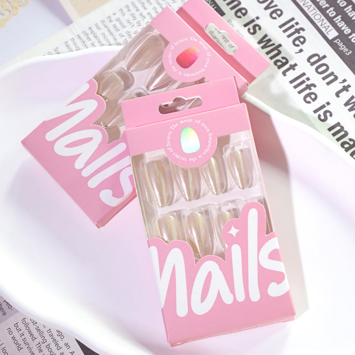 Elegant Stiletto Nails with High Gloss Finish Kalsten