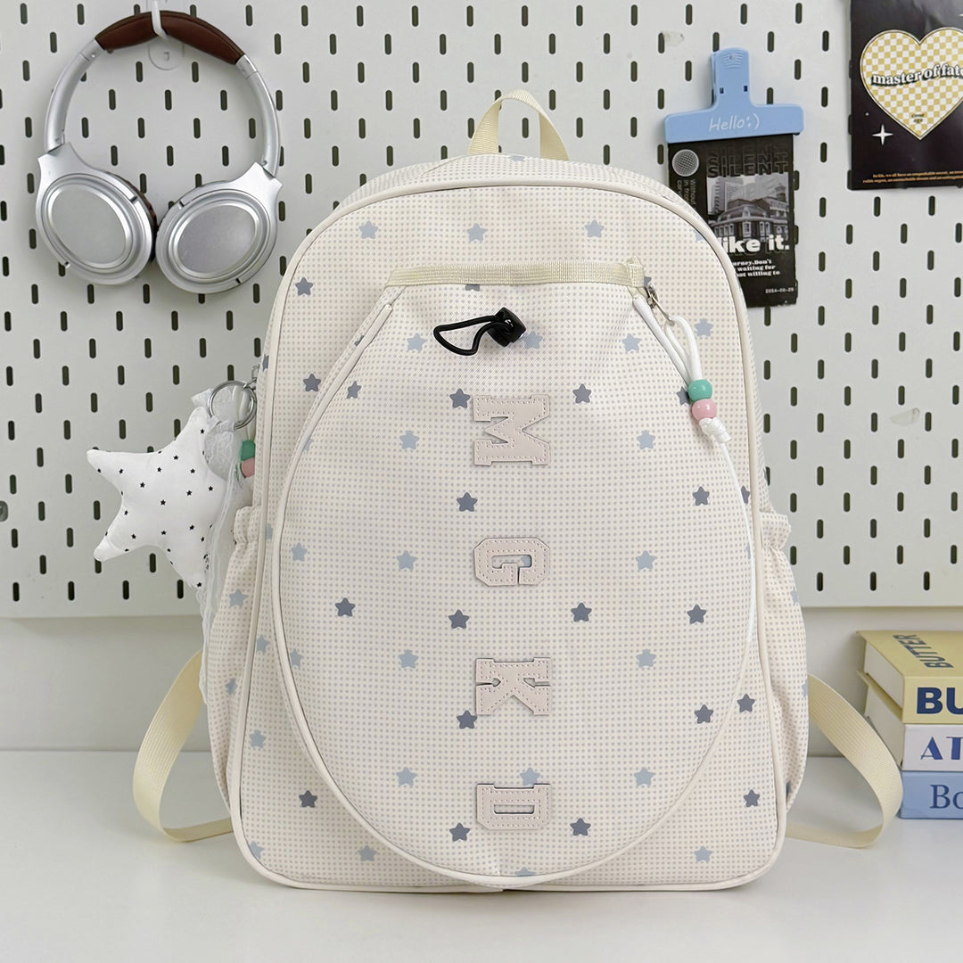 Star-Patterned Casual School Backpack Kalsten