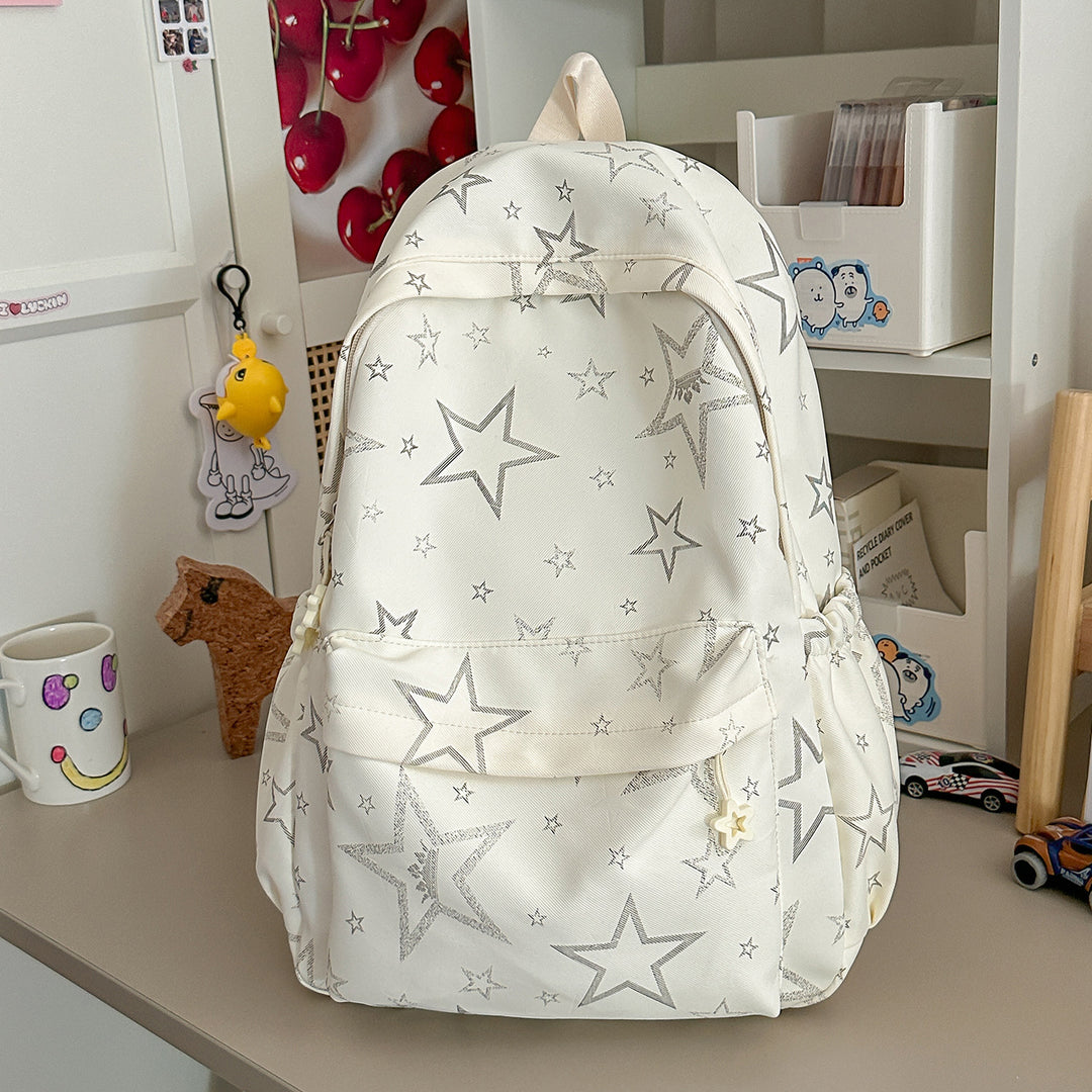 Casual Star-Embellished Backpack Kalsten 1791205374