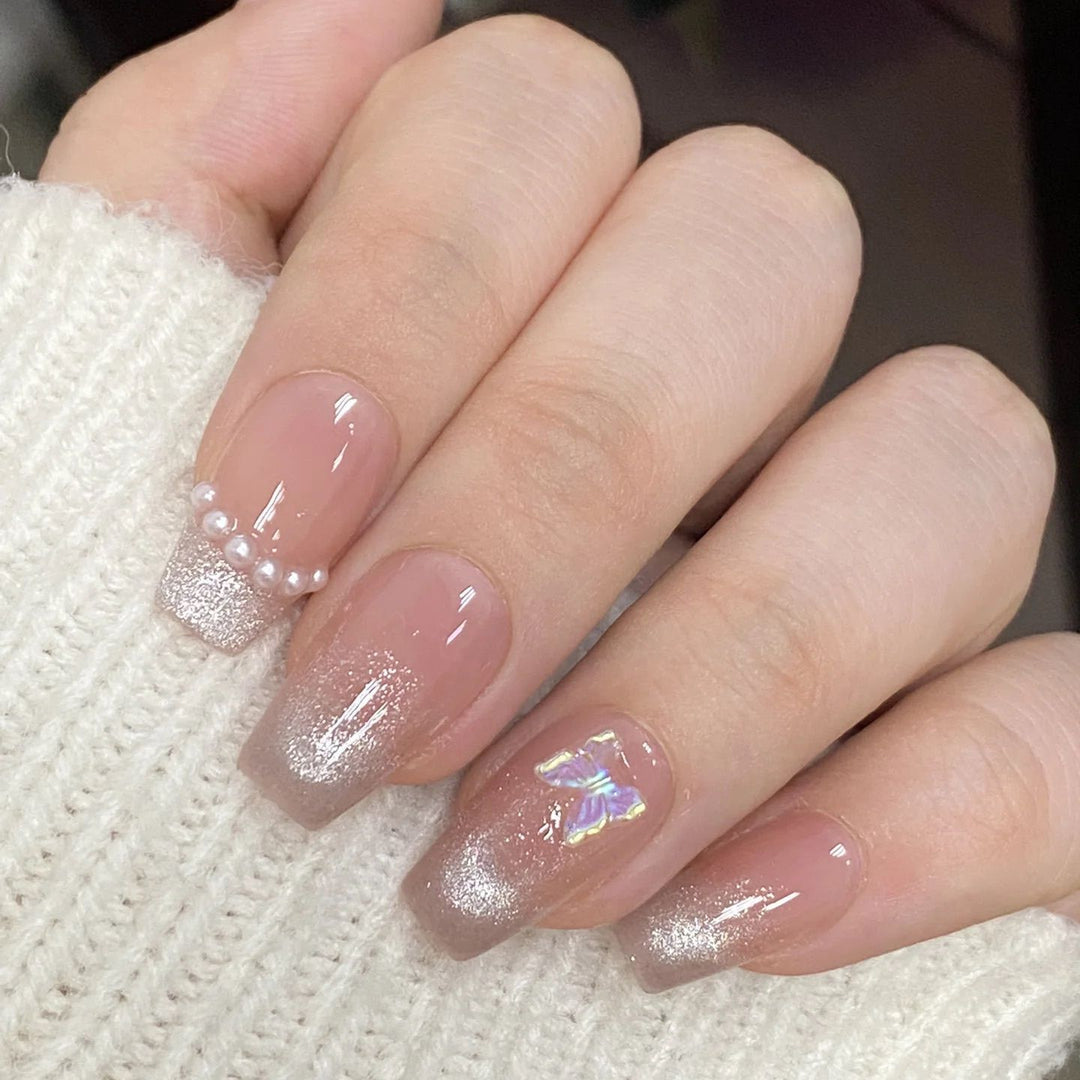 Glossy Gradient Press-On Nail Extensions Kalsten