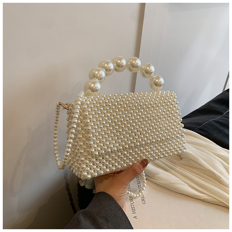 Pearl-Embellished Evening Handbag  1791041746