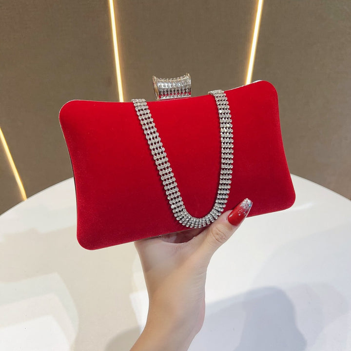 Luxurious Velvet Evening Handbag