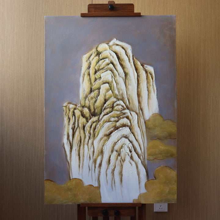 Abstract Mountain Art Canvas Print