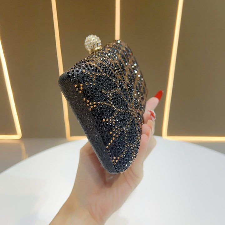 Rhinestone-Embellished Clutch