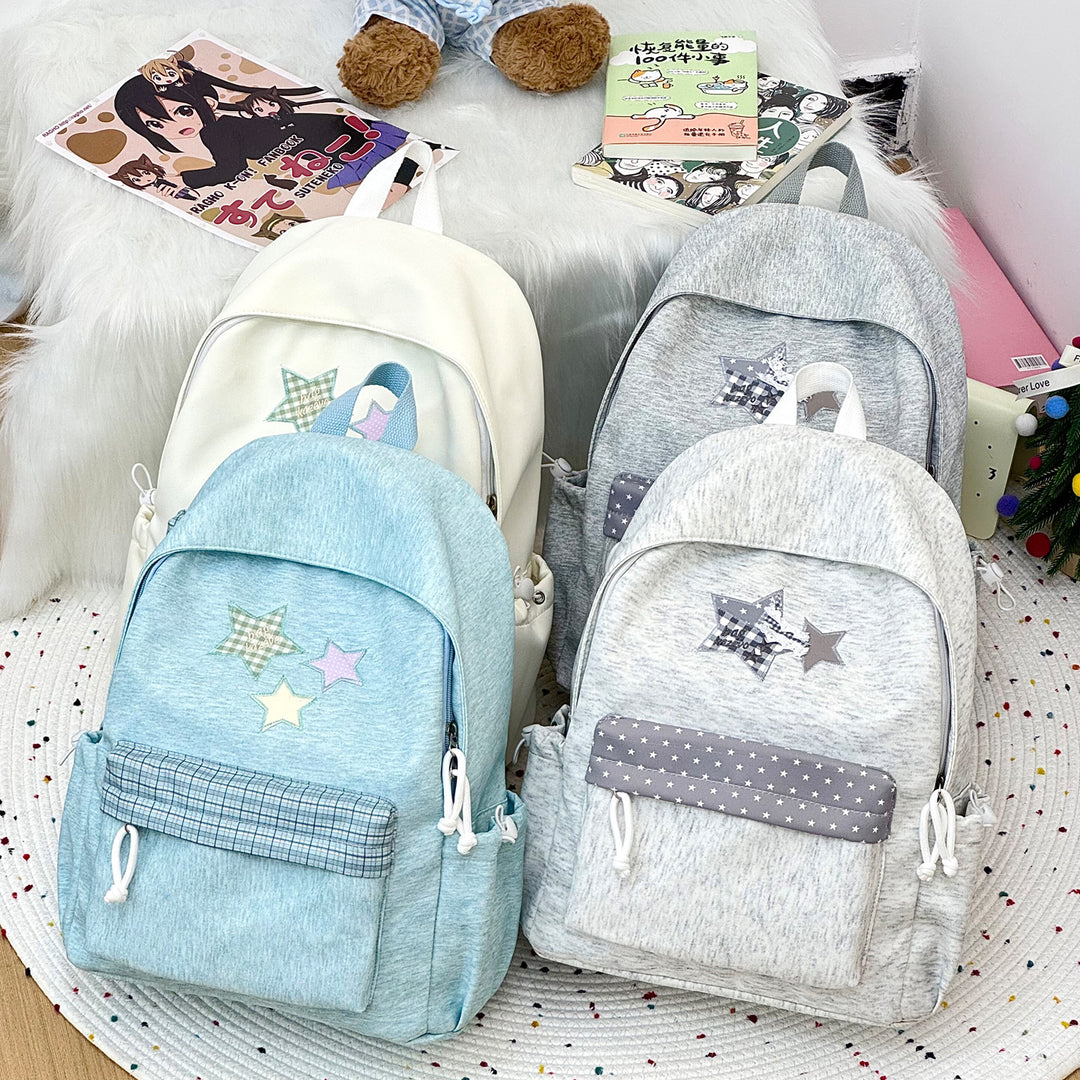 Stylish Star-Embellished Backpack Kalsten