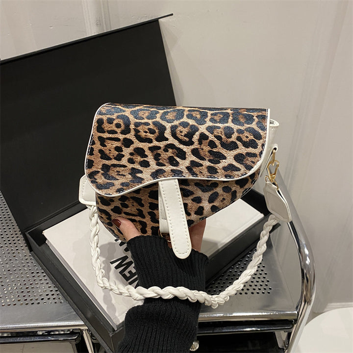 Leopard Print Crossbody Bag