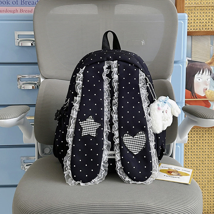 Cute Bunny-Ear Drawstring Backpack Kalsten