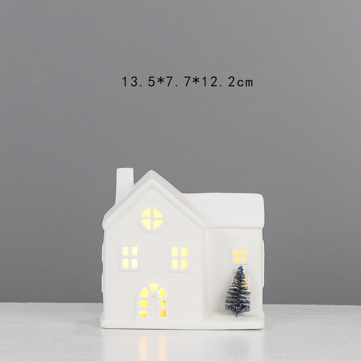 Decorative Ceramic House Lantern Kalsten