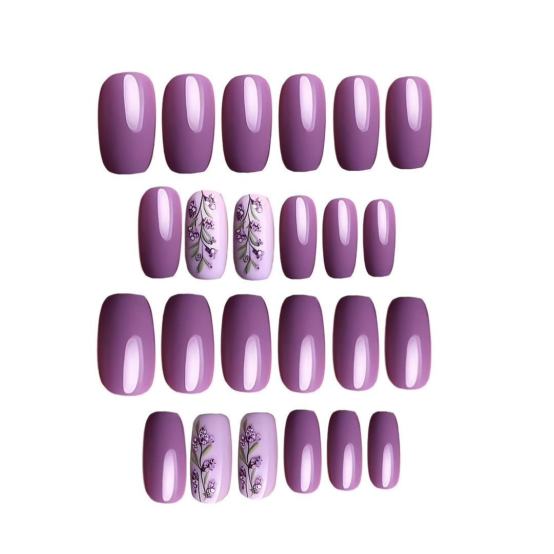 Floral Embellished Nail Art Set Kalsten