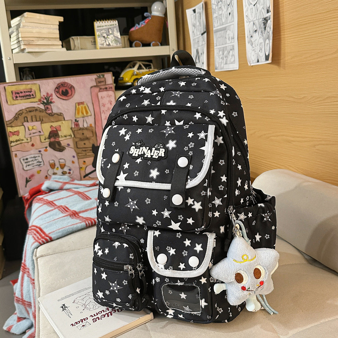 Stylish Star-Patterned Backpack Kalsten