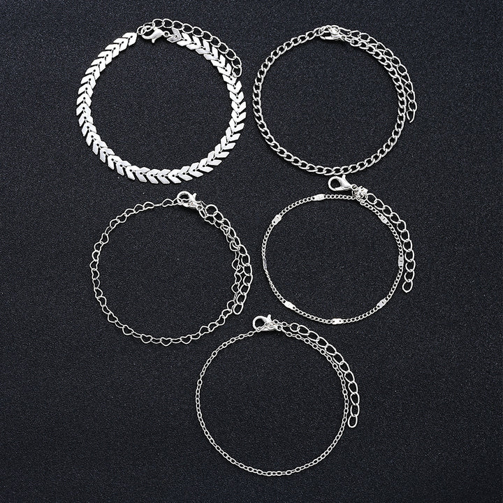 Multi-Layered Chain Bracelet Set Kalsten