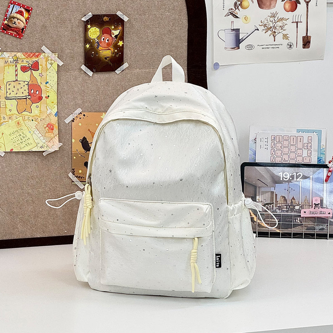 Stylish Multi-Pocket Casual Backpack with Cute Accents Kalsten