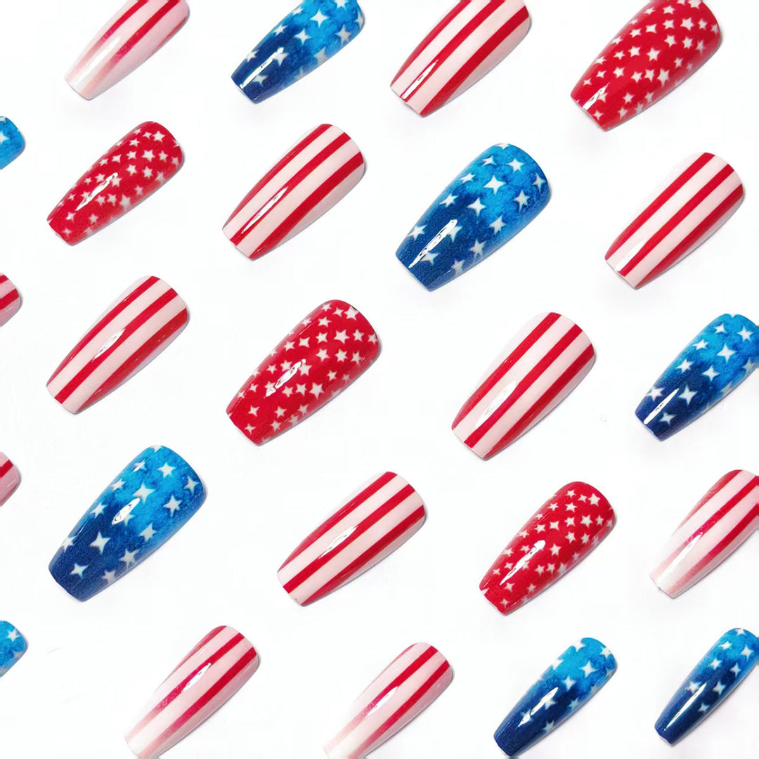 Patriotic Nail Art Kalsten 1788155374