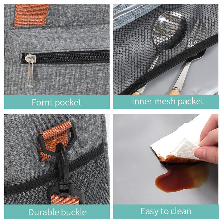 Women's Insulated Lunch and Cooler Bag with Versatile Compartments Kalsten