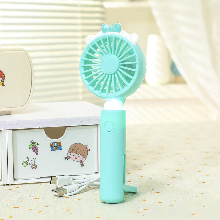 Women's Portable Bunny Design Hand Fan Kalsten