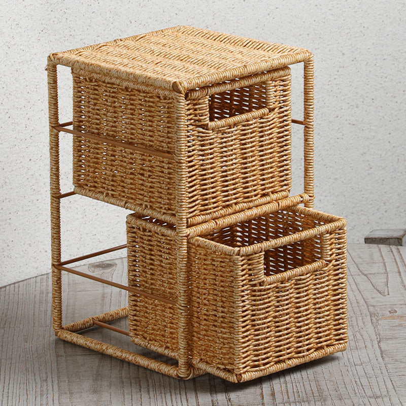 Multi-Tiered Woven Storage Organizer Kalsten
