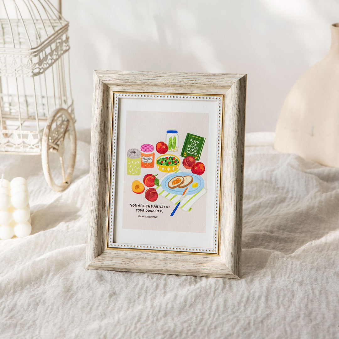 Decorative Botanical Illustration Frame