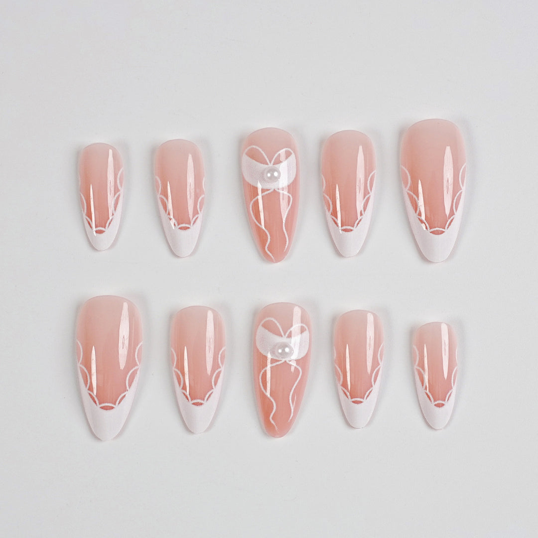 Premium Decorative Press-On Nail Art Kit