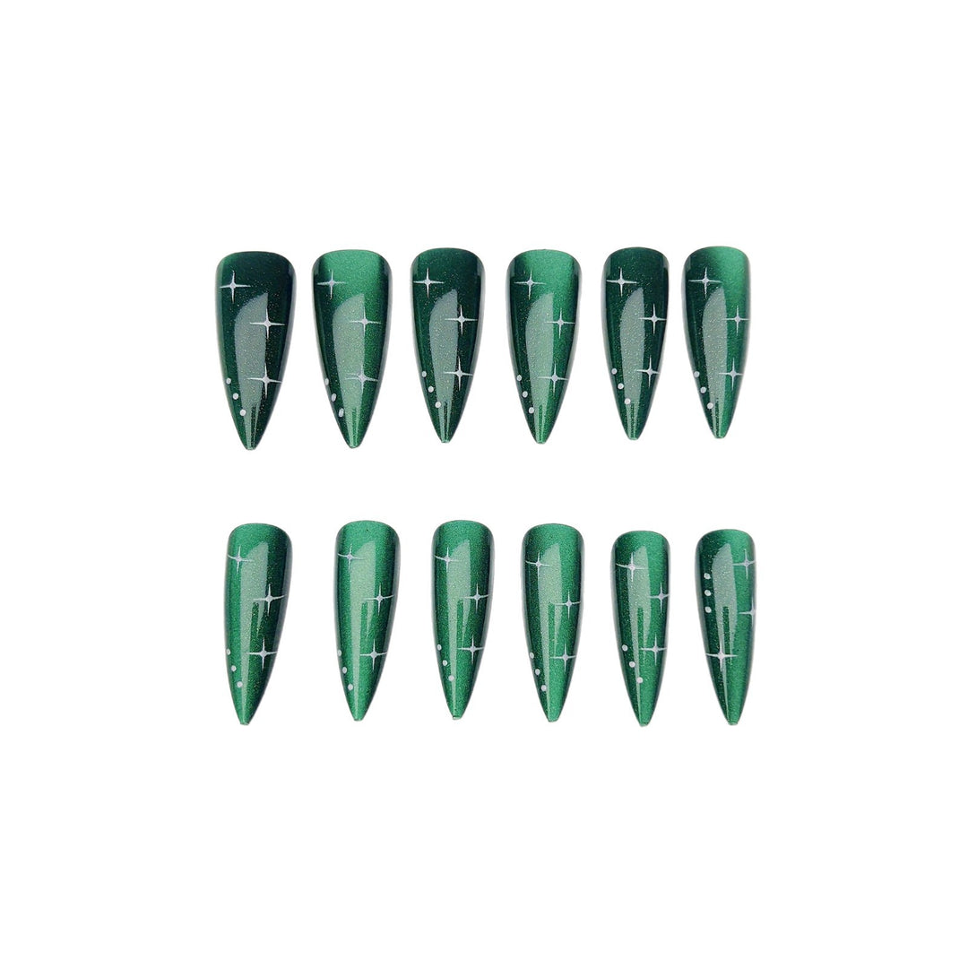 Glittering Starlit Nail Art Kalsten