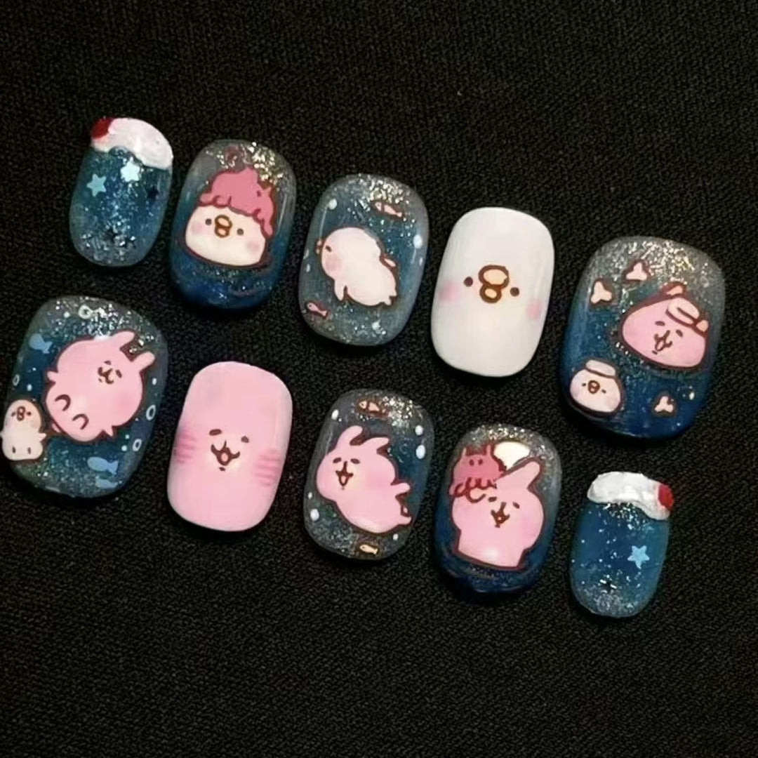Cartoon Character Nail Art Set Kalsten