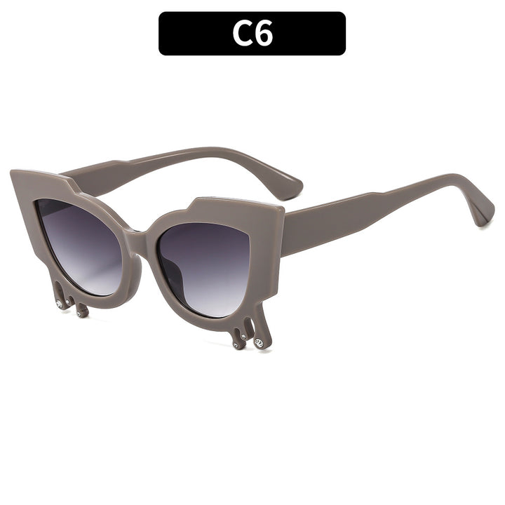 Unique Artistic Cat-Eye Sunglasses