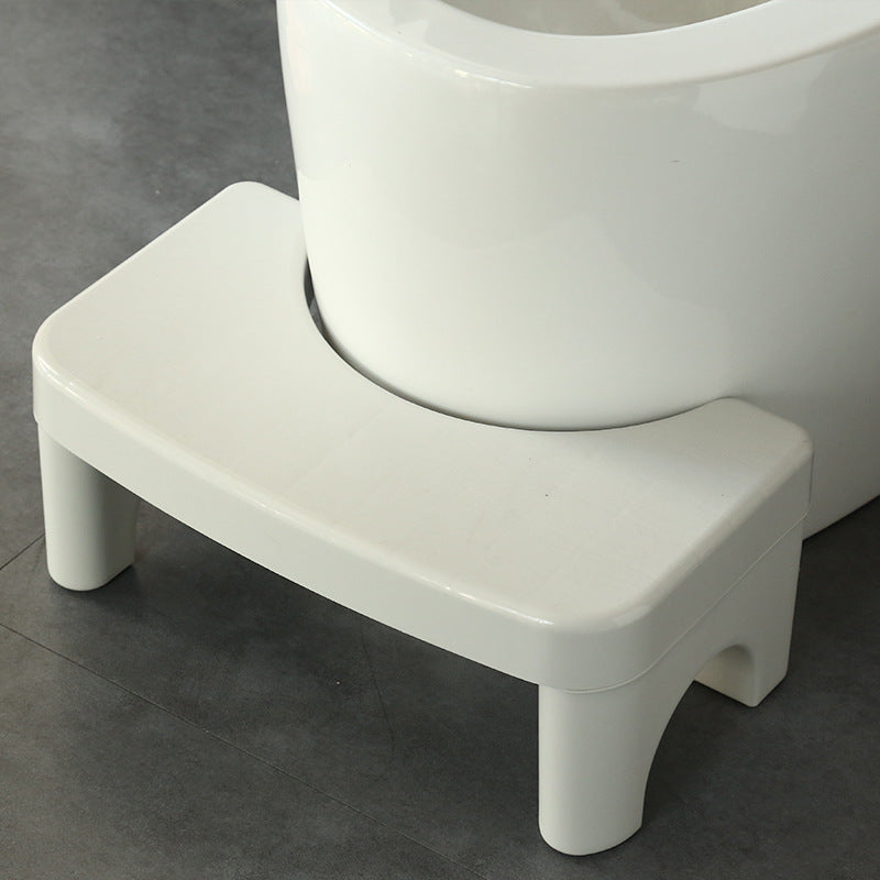 Ergonomic toilet stool for natural squatting position