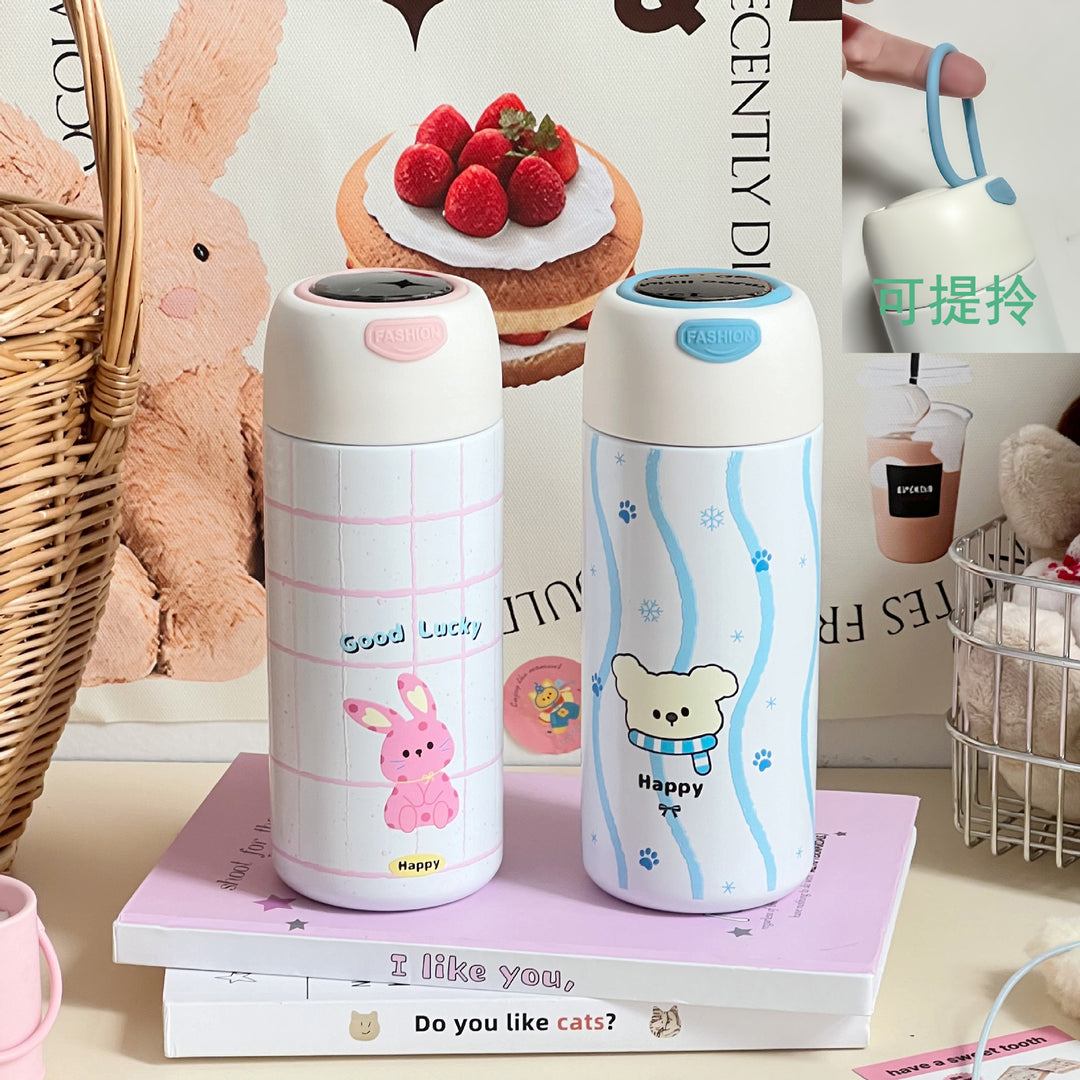 Women Insulated Water Bottle with Playful Animal Design Kalsten