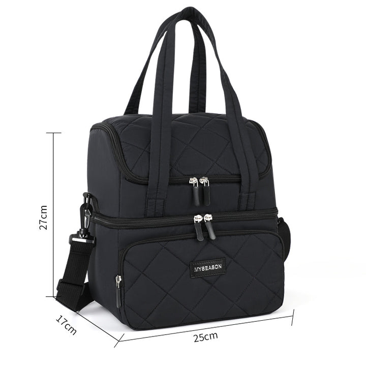 Insulated Zip-Top Lunch Tote