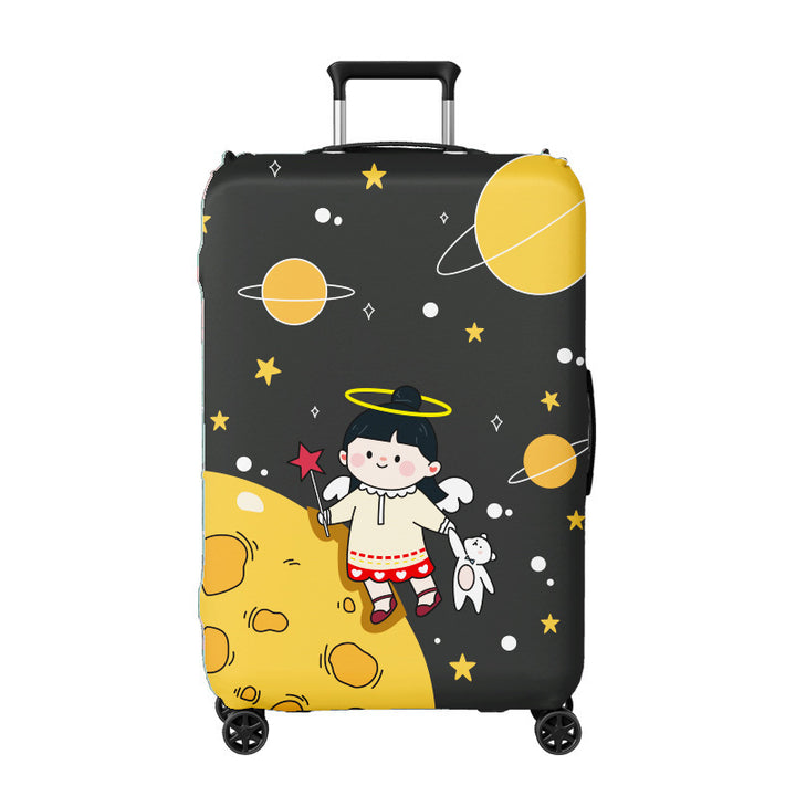 Unisex hard-shell travel suitcase with creative ice cream design Kalsten