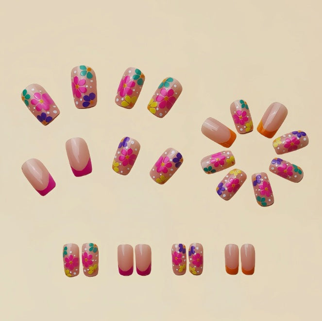 Floral Themed Nail Art Kalsten
