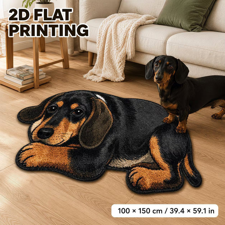 Rottweiler-Themed Decorative Area Rug